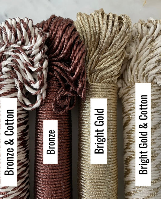 3mm 200ft Colored Cotton Hanks
