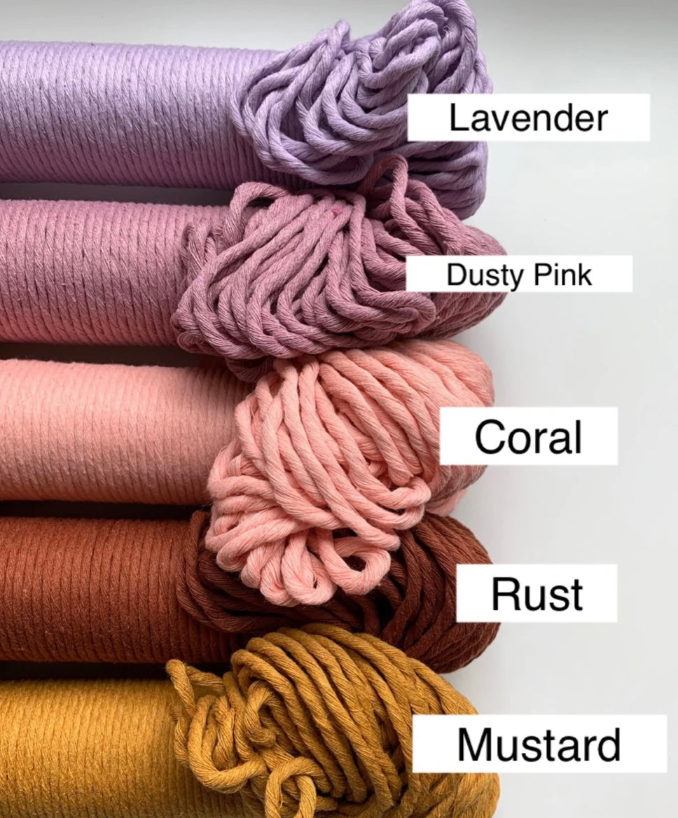 3mm 200ft Colored Cotton Hanks
