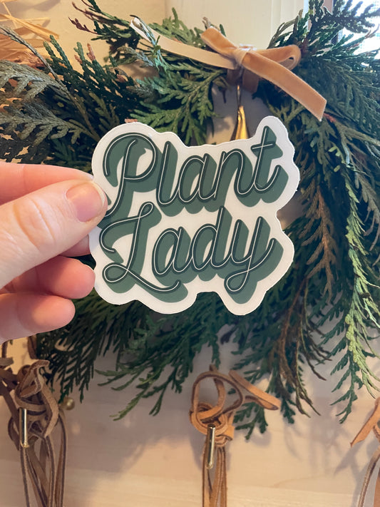 Plant lady Sticker