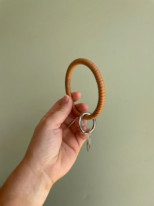 Rattan Bangle Keychain