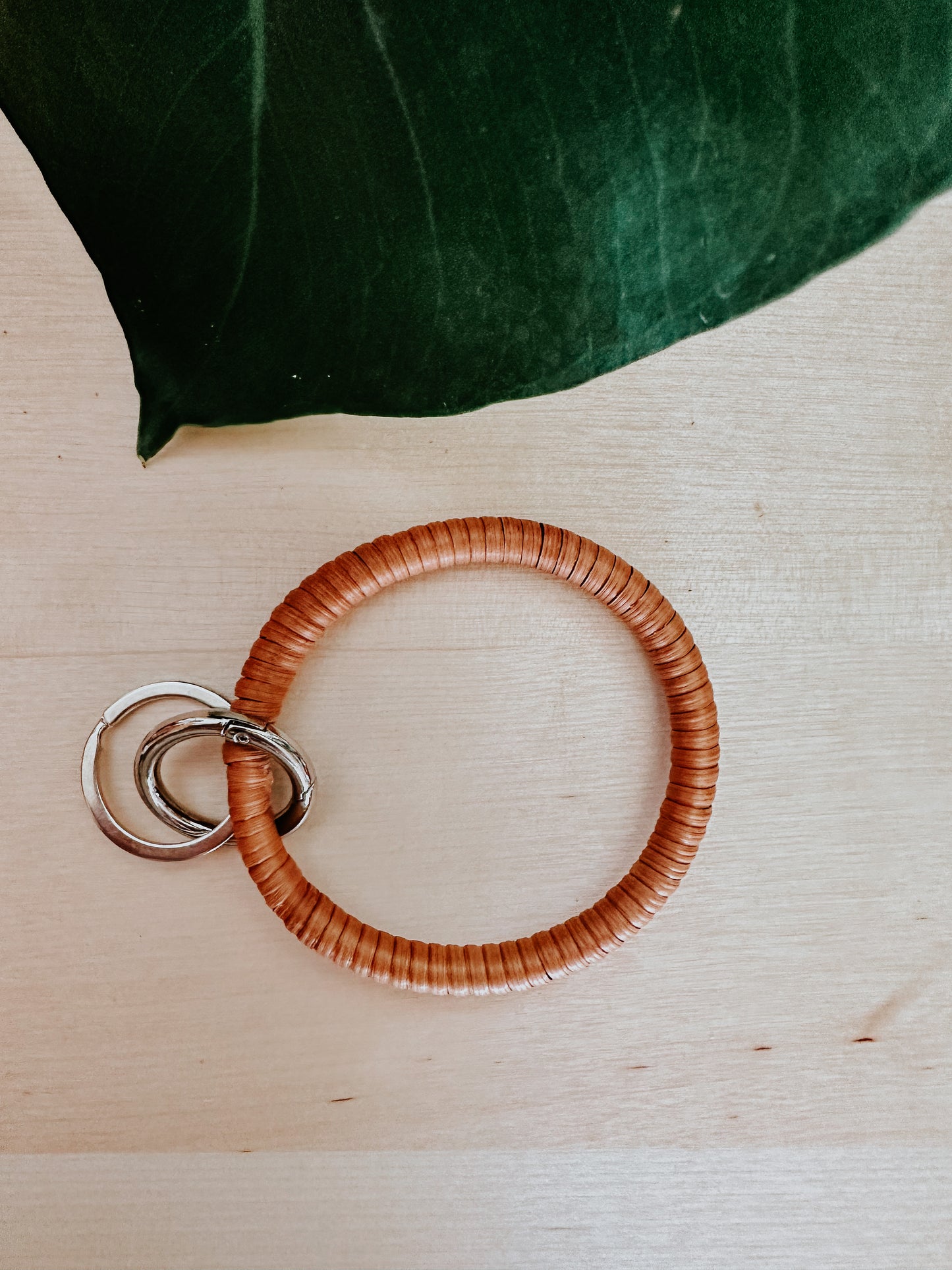 Rattan Bangle Keychain