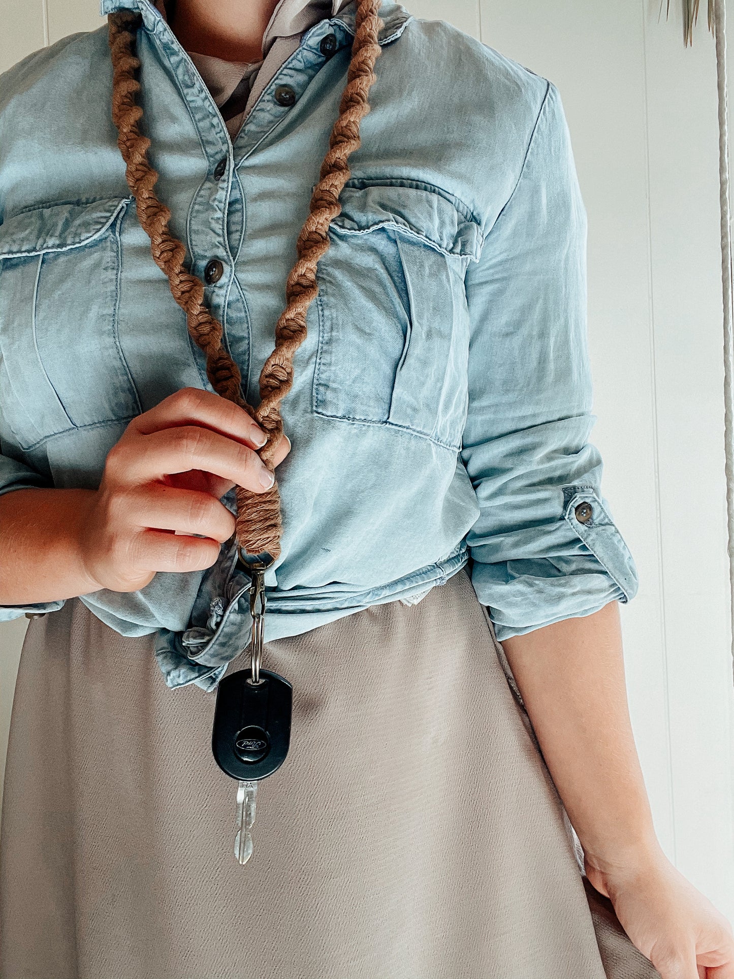 Twisted Macrame Lanyard