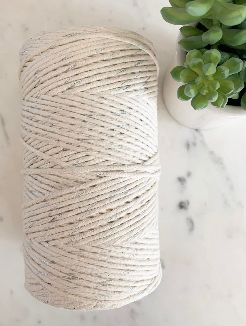 3mm Metallic Cotton Cord