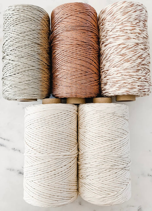 3mm Metallic Cotton Cord